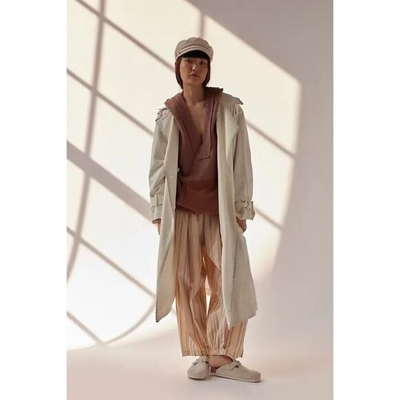 Free People Free-Est - Raven Pullover Hoodie Sweatshirt Otter Brown Size S NWOT - Picture 3 of 12